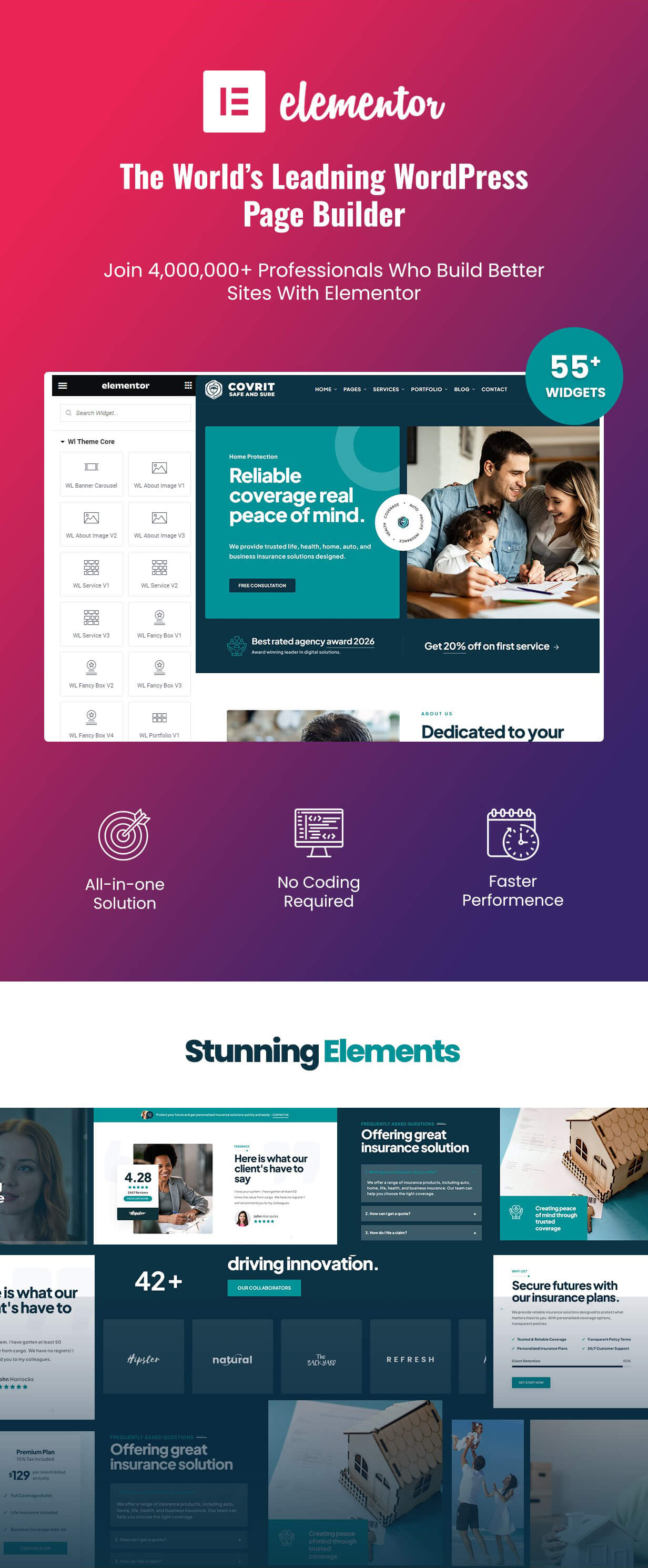 Covrit - Insurance Agency WordPress Theme